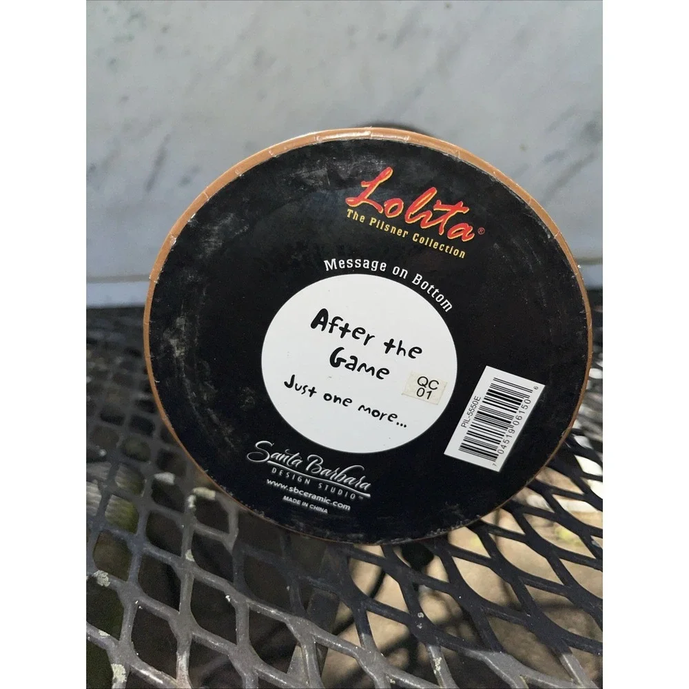 New‎ After The Game…Just One More Lolita Love My Beer Pilsner Beer Glass - Picture 8 of 8